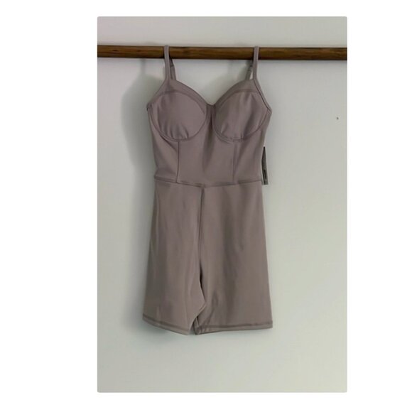 No Boundaries Seamless Unitard in Grey Crystal Sz XS NWT - Picture 3 of 13